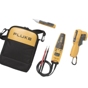 Fluke 62 MAX+/T+PRO/1AC IR Thermometer, T+PRO Voltage Continuity Tester and Voltage Detector Kit